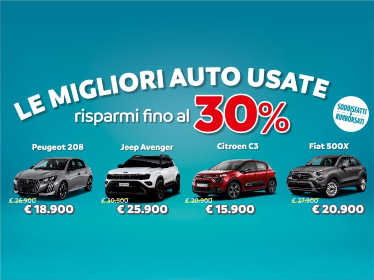 Risparmia fino al 30% sulle Migliori Auto Usate!