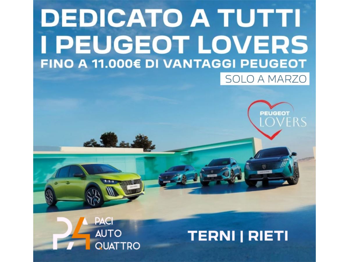 Febbraio è il mese dei Peugeot Lovers: fino a 11.000€ di vantaggi